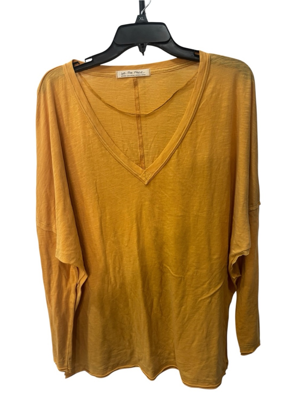 Free People "We The Free On My Mind" long-sleeve V-neck tee size M